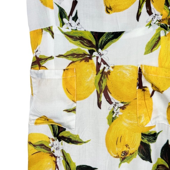 Nasty Gal You’re My Main Squeeze Lemon Mini Dress Size 4 - Picture 5 of 8